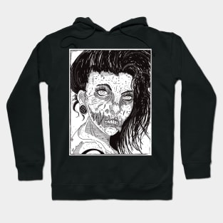 Zombie Girl 001 Hoodie